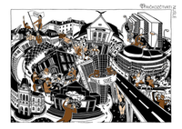 Pohlednice s motivem Nuslí