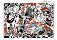 Pohlednice s motivem Žižkova